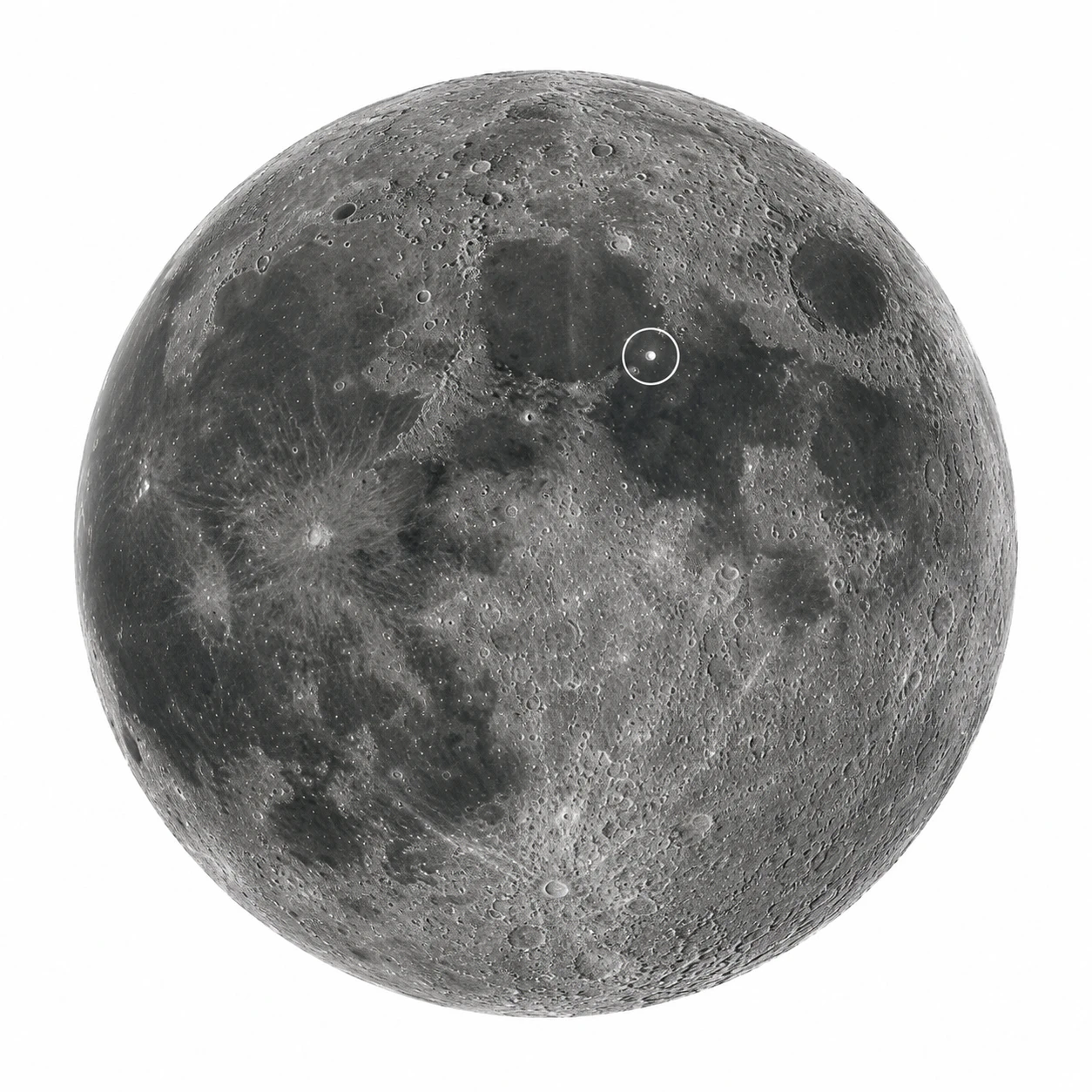 SpaceX ha lasciato un nuovo cratere sulla Luna